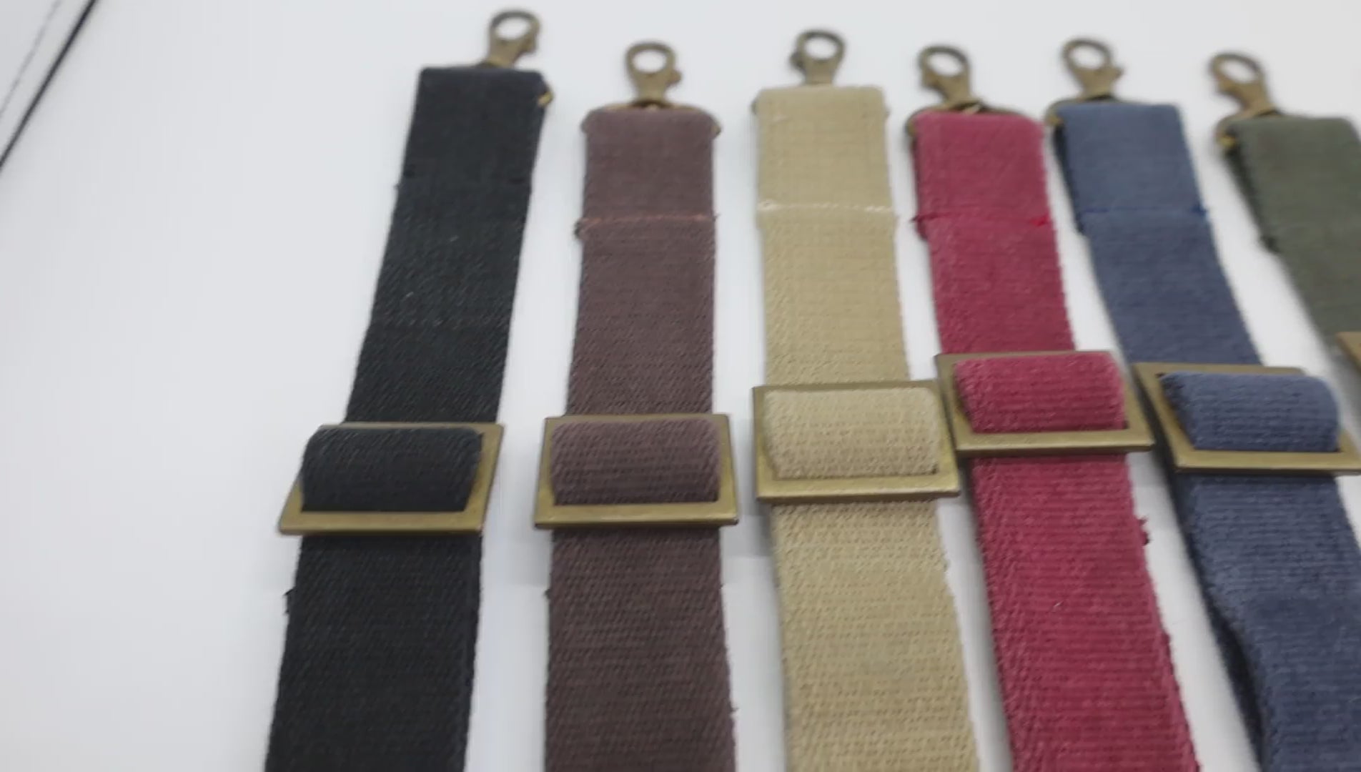 Vintage Cotton Adjustable Bag Shoulder Strap – 30mm, 80–130cm | Made in Japan